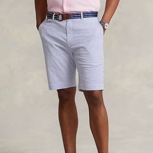 Polo Ralph Lauren Classic Fit Seersucker Cotton Shorts 46B 46